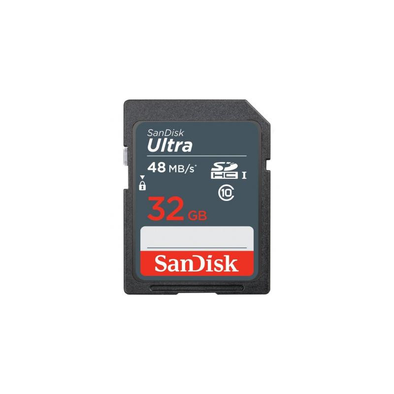 Карта пам'яті SanDisk 32GB SDHC class 10 UHS-I Ultra Lite (SDSDUNR-032G-GN3IN)