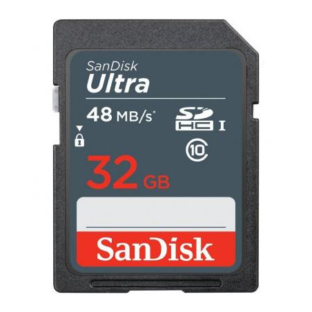 Карта пам'яті SanDisk 32GB SDHC class 10 UHS-I Ultra Lite (SDSDUNR-032G-GN3IN)