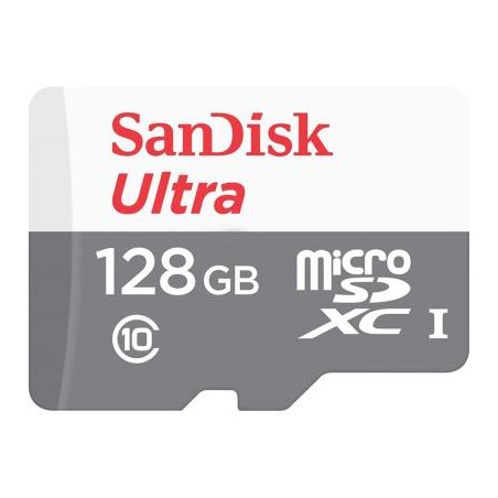 Карта пам'яті SanDisk 128GB microSDHC class 10 UHS-I Ultra (SDSQUNR-128G-GN3MA)