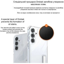 Чохол до мобільного телефона Drobak Acrylic Case with Airbag Samsung Galaxy S23 FE Camera cover (949429)
