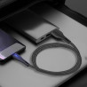 Дата кабель USB 2.0 AM to USB-C 1.0m led black ColorWay (CW-CBUC034-BK)