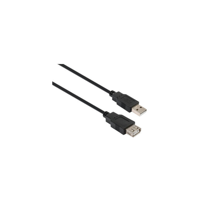 Дата кабель USB 2.0 AM/AF 3.0m Vinga (VCPUSBAMAF3BK)