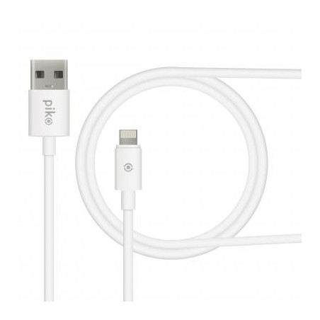 Дата кабель USB 2.0 AM to Lightning 0.2m white Piko (1283126493836)