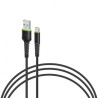 Дата кабель USB 2.0 AM to USB-C 0.2m black Intaleo (1283126487446)