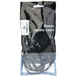 Кабель мультимедійний 3.5mm M to 2xRCA M 1.5m Cablexpert (CCA-352-1.5M)