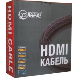Кабель мультимедійний HDMI M to HDMI M 10.0m V2.0 4K Extradigital (KBH1881)