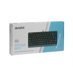 Клавіатура A4Tech FK11 Fstyler Compact Size USB Grey (4711421953313)