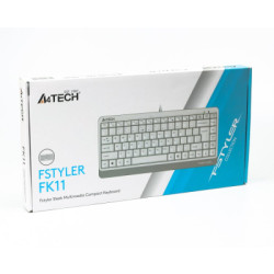 Клавіатура A4Tech FK11 Fstyler Compact Size USB White (4711421953245)