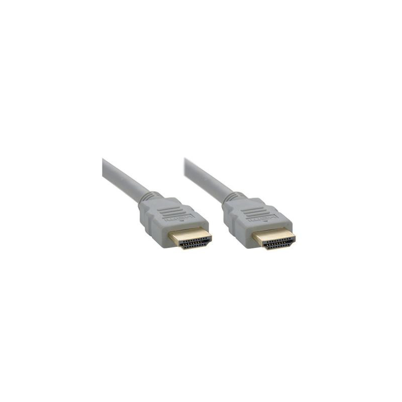 Кабель мультимедійний HDMI M to HDMI M 1.0m V2.0 grey REAL-EL (EL123500045)