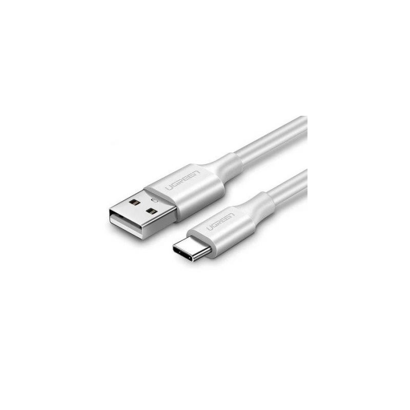 Дата кабель USB 2.0 AM to USB-C 1.0m US287 White Ugreen (60121)