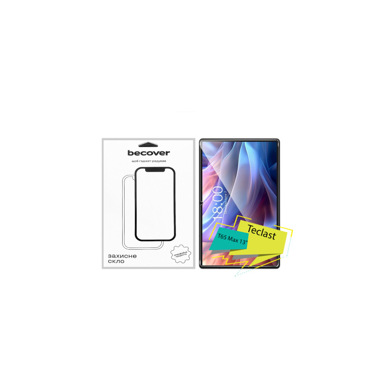 Скло захисне BeCover Teclast Tab T65 Max 13" (713041)