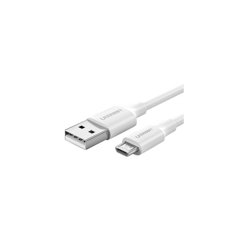 Дата кабель USB 2.0 AM to Micro 5P 1.0m US289 White Ugreen (60141)