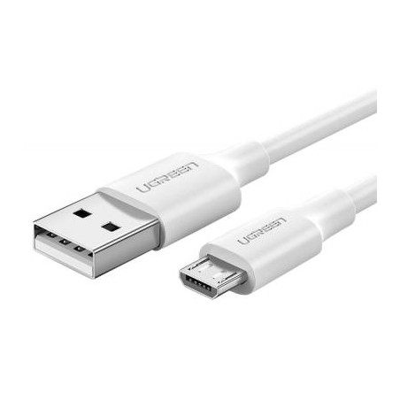 Дата кабель USB 2.0 AM to Micro 5P 1.0m US289 White Ugreen (60141)