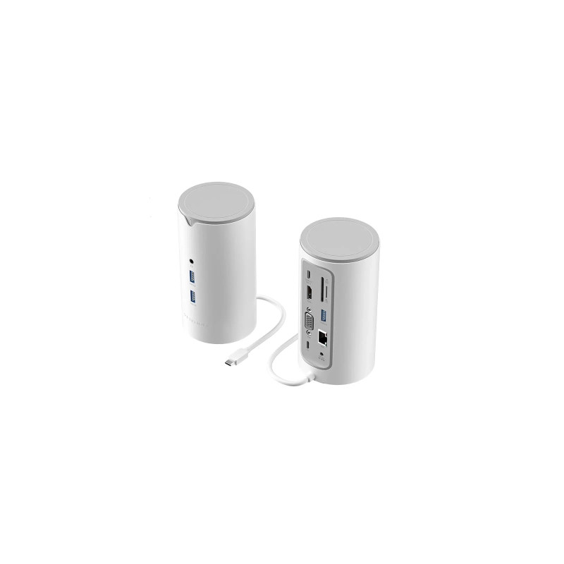 Концентратор Vention USB3.1 Type-C to HDMI/VGA/USB3.0x3/RJ45/SD/TF/TRRS 3.5m/PD/DC100W12-in-1 (TPHWC-EU)