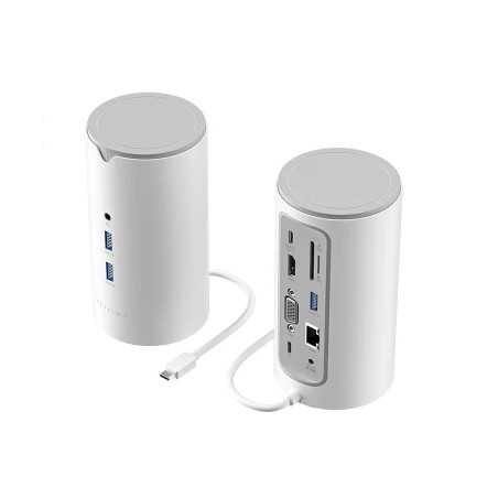 Концентратор Vention USB3.1 Type-C to HDMI/VGA/USB3.0x3/RJ45/SD/TF/TRRS 3.5m/PD/DC100W12-in-1 (TPHWC-EU)