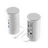 Концентратор Vention USB3.1 Type-C to HDMI/VGA/USB3.0x3/RJ45/SD/TF/TRRS 3.5m/PD/DC100W12-in-1 (TPHWC-EU)