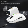 Мишка Ajazz AJ159 APEX Wireless/Bluetooth/USB White (AJM159-A-W)