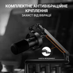 Мікрофон Fifine T688 USB/XLR Black (T688)