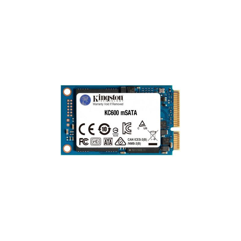 Накопичувач SSD mSATA 256GB Kingston (SKC600MS/256G)
