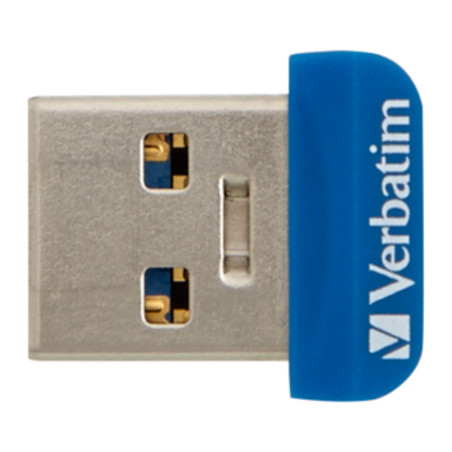 USB флеш накопичувач Verbatim 64GB Store 'n' Stay NANO Blue USB 3.2 (98711)