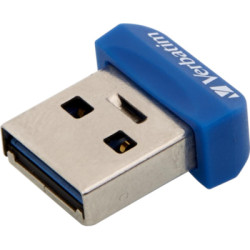 USB флеш накопичувач Verbatim 64GB Store 'n' Stay NANO Blue USB 3.2 (98711)