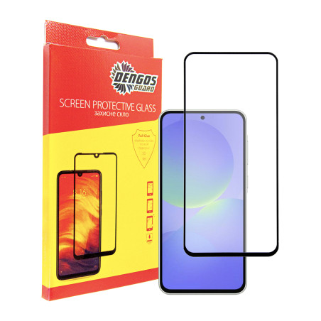 Скло захисне Dengos Full Glue Samsung Galaxy A36 5G (black) (TGFG-387)