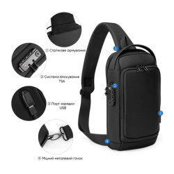 Рюкзак для ноутбука Porto 10" RNC-4043 Black (RNC-4043BK)