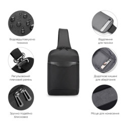 Рюкзак для ноутбука Porto 10" RNC-4045 Black (RNC-4045BK)