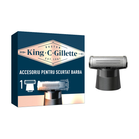 Аксесуари до машинок для стрижки Gillette King C. Gillette Style Master Blade Насадка на тример для бороди (7702018602148)