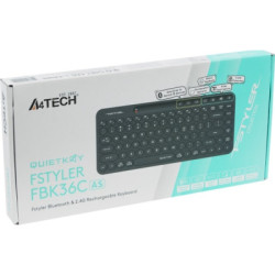 Клавіатура A4Tech FBK36C Wireless/Bluetooth Black (4711421000222)