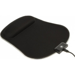 Килимок для мишки Maxxter MMP-LEDPAD-BK RGB Black (MMP-LEDPAD-BK)