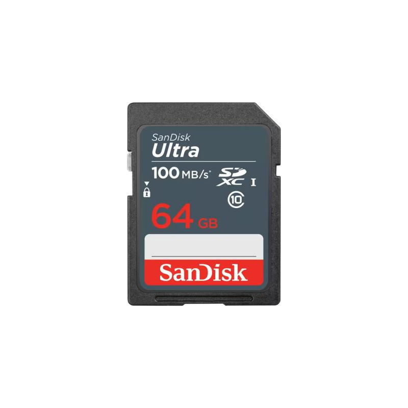 Карта пам'яті SanDisk 64GB SDXC class 10 UHS-1 (SDSDUNR-064G-GN3IN)