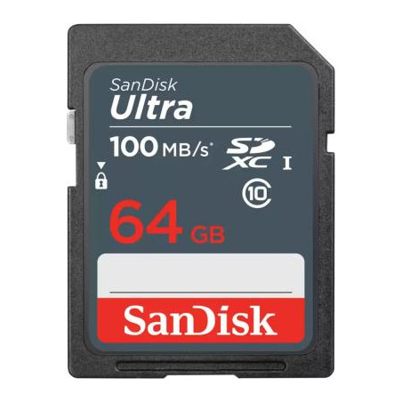 Карта пам'яті SanDisk 64GB SDXC class 10 UHS-1 (SDSDUNR-064G-GN3IN)