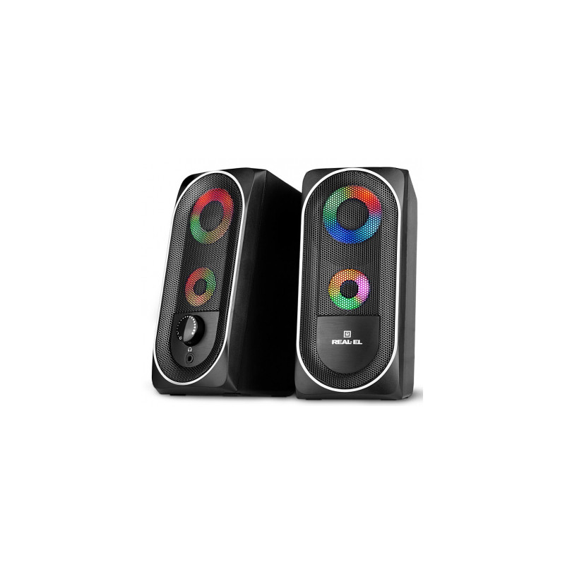 Акустична система REAL-EL S-110 USB Black (EL121100009)
