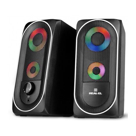 Акустична система REAL-EL S-110 USB Black (EL121100009)
