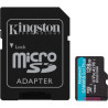 Карта пам'яті Kingston 128GB microSDXC сlass 10 UHS-I U3 V30 A2 Canvas Go Plus G4 (SDCG4/128GB)
