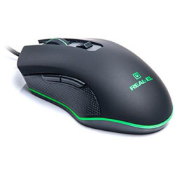 Мишка REAL-EL RM-550 USB Black (EL123200027)