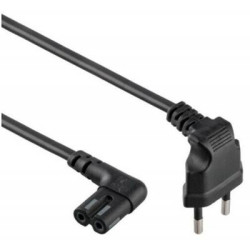 Кабель живлення C7 0.5m 0.5mm2 Merlion (PC-184/2 CEE7/16-C7 CU5)