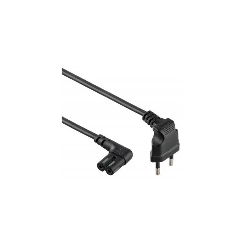 Кабель живлення C7 0.5m 0.5mm2 Merlion (PC-184/2 CEE7/16-C7 CU5)