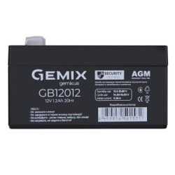 Батарея до ДБЖ Gemix GB 12В 1.2Ач (GB12012)