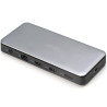 Порт-реплікатор Digitus USB-C  2xHDMI/DP/2xUSB-A/USB-C/SD/MicroSD/RJ54/DC/Audio (DA-70917)