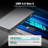Порт-реплікатор Digitus USB-C  2xHDMI/DP/2xUSB-A/USB-C/SD/MicroSD/RJ54/DC/Audio (DA-70917)
