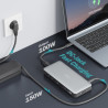 Порт-реплікатор Digitus USB-C  2xHDMI/DP/2xUSB-A/USB-C/SD/MicroSD/RJ54/DC/Audio (DA-70917)