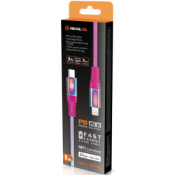 Дата кабель USB-C to Lightning 1.0m MFI Rainbow REAL-EL (EL123500054)