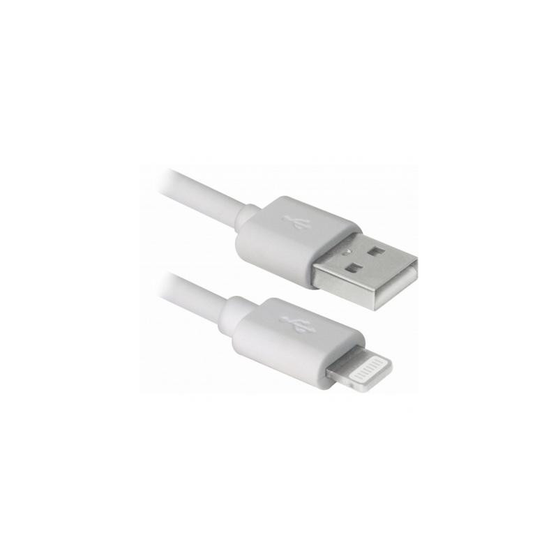 Дата кабель USB-C to Lightning 2.0m MFI TPE White REAL-EL (EL123500058)