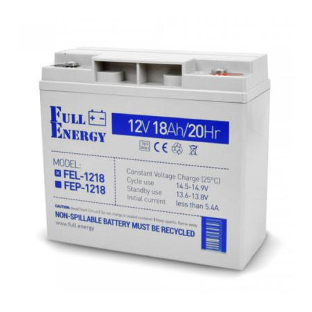 Батарея до ДБЖ Full Energy 12В 18Ач (FEL-1218)