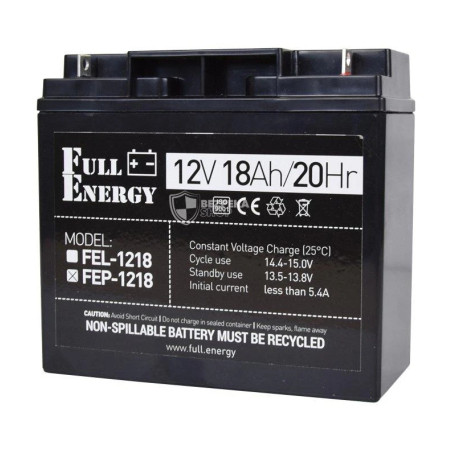 Батарея до ДБЖ Full Energy 12В 18Аг (FEP-1218)