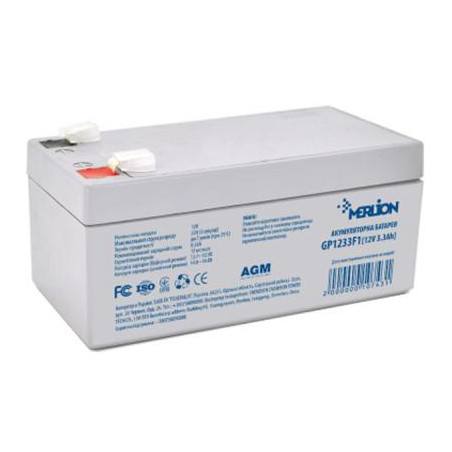 Батарея до ДБЖ Merlion 12V - 3.3Ah (GP1233F1)