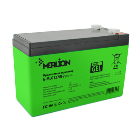 Батарея до ДБЖ Merlion 12V - 7.0 Ah (G-MLG1270F2)