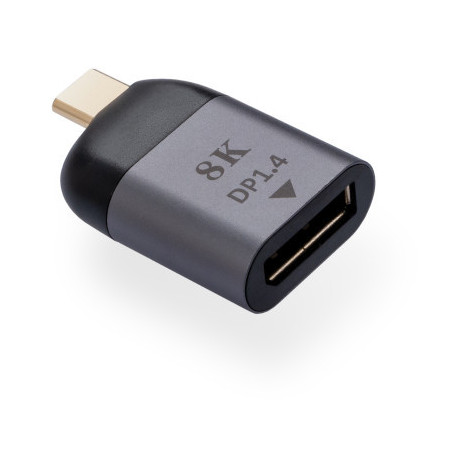 Перехідник Type-C Male to DP 1.4 8K60Hz compact Vinga (VCPATCDP4C)